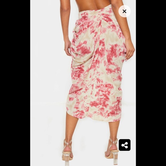 Pretty little thing Tie dye print Skirt & Corset Top - Picture 8 of 10